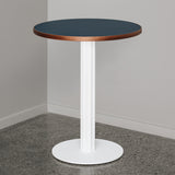 Round Timber Edged Laminate Top