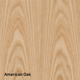 Square Timber Edged Laminate Top With Rounded Corners
