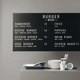 Menu Board (2 Sizes, 10 Colours)