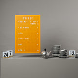 Menu Board (2 Sizes, 10 Colours)
