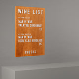 Menu Board (2 Sizes, 10 Colours)