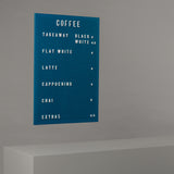 Menu Board (2 Sizes, 10 Colours)