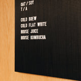 Menu Board Letters