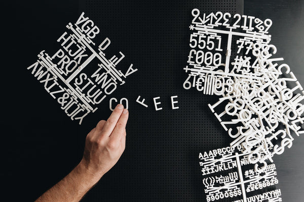Pegboard Menu Design Tool