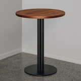 Round Timber Veneered Table Top
